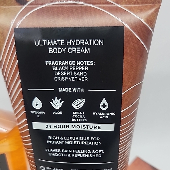 Bath & Body Works Men's Collection Canyon 3-Piece Set Wash, Bar, Cream New - Picture 6 of 7